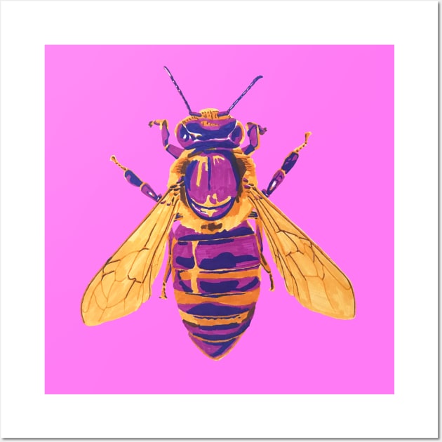 Honey Bee Wall Art by RaLiz